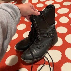 Black Combat Boots